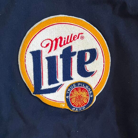 Vintage Dehen-1920 Men's Miller Lite Varsity Jacket - Picture 3 of 8